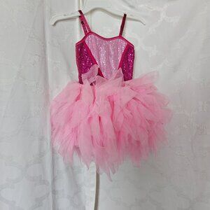 ** Ooh! La La Couture! Sparkling Pink Ballet Tutu Dress**